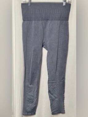 Nanette Lepore Blue Gray High-Waisted 7/8 Leggings Size 1X